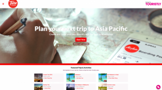 Malaysian travel startup Touristly having recently sealed a partnership with AirAsia BIG Loyalty will now offer concierge service to Tune Hotels the sister company to budget airline AirAsia Bhd. e1469161155930