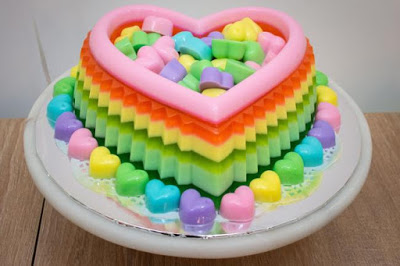 Valentine Jelly Cake 8 inch